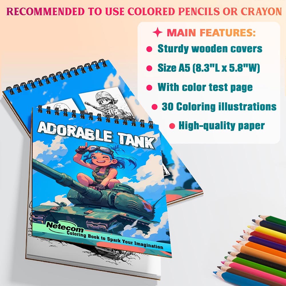 Netecom Adorable Tank Coloring Sheets For Adults