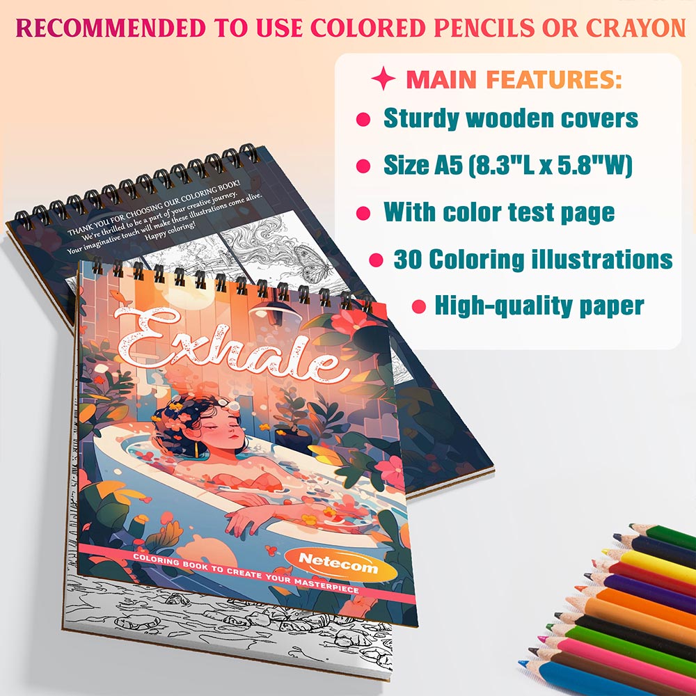Exhale Coloring Sheets For Adults