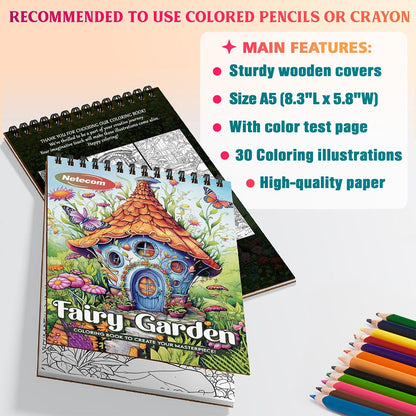 Netecom Fairy Garden Coloring Sheets For Adults
