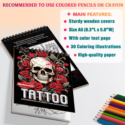 Netecom Tattoo Coloring Sheets For Adults