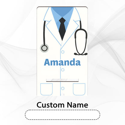 Netecom Customizable Phone Stand with Professional Doctor Design, Personalized Name - Perfect Christmas Gift for Doctors