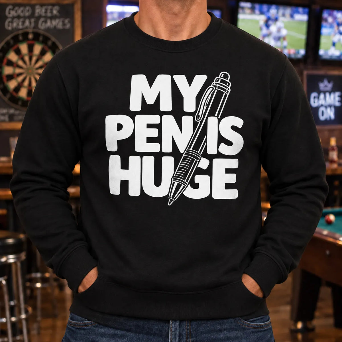 My Penis Huge Funny Pen Graphic Shirt