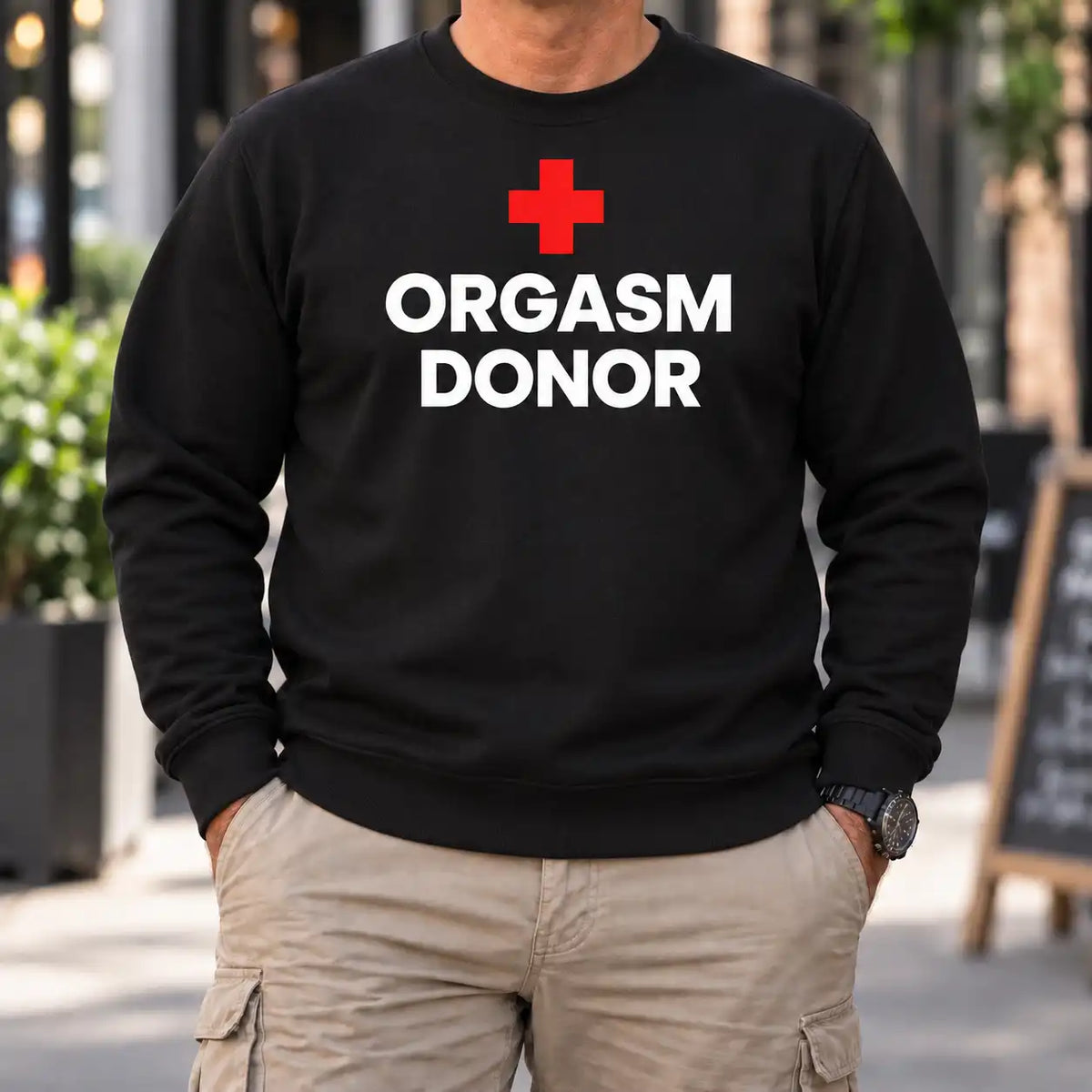 Orgasm Donor Funny Adult Humor Shirt