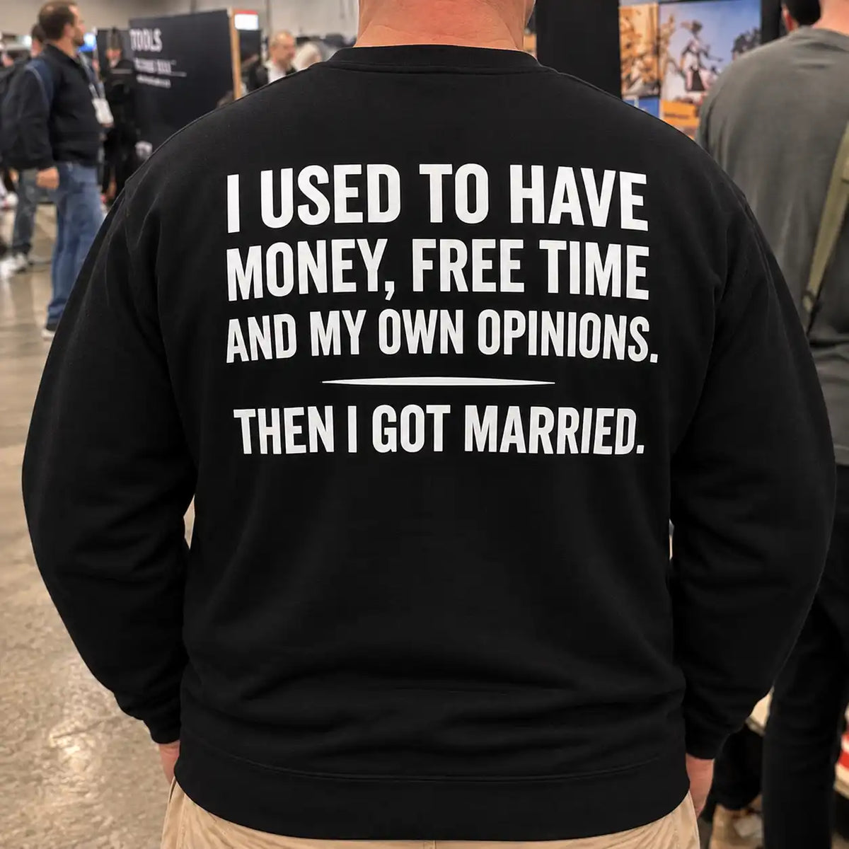 I Used To Have Money Free Time Opinions Then I Got Married Funny Shirt