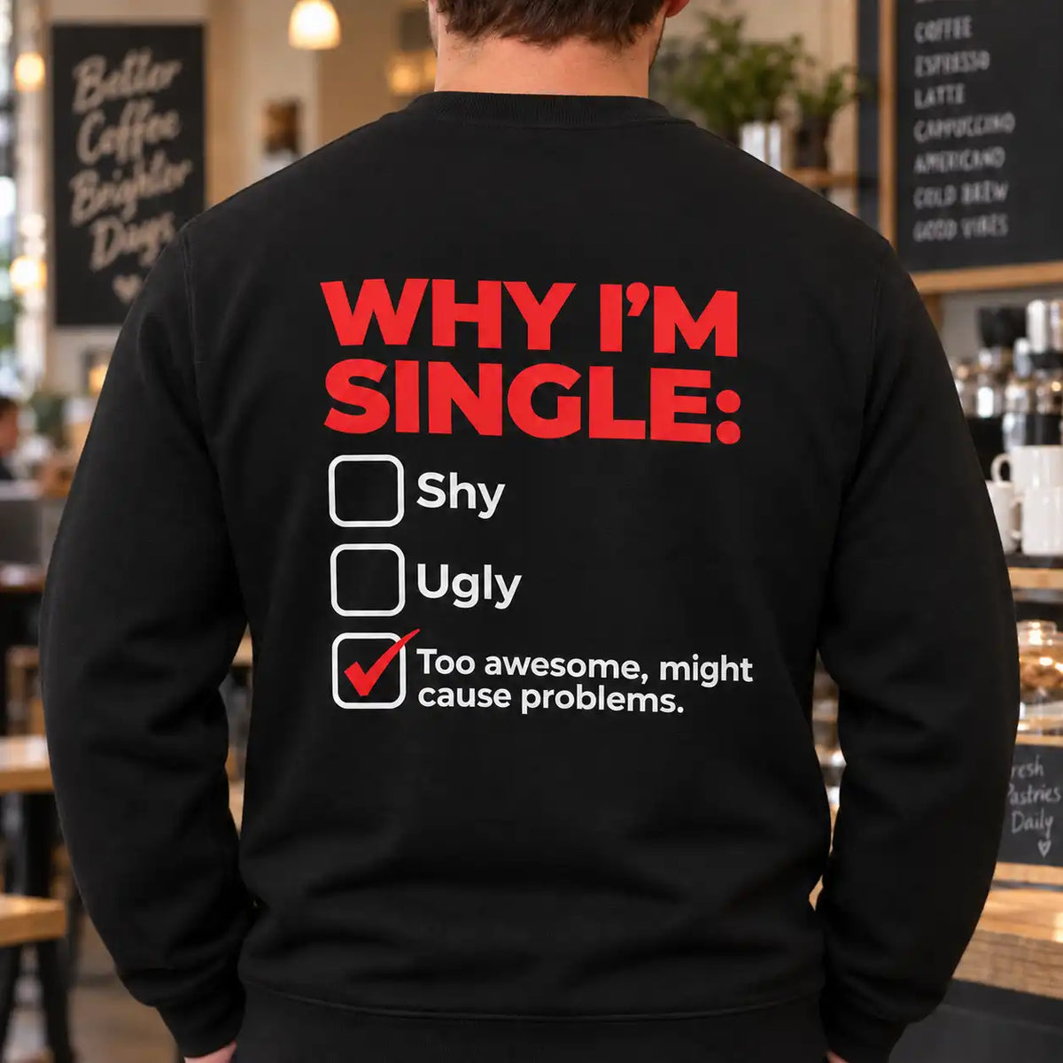 Why I'm Single Funny Relationship Humor Shirt