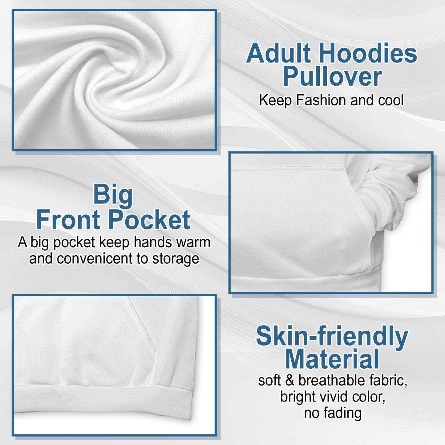 Netecom Vintage Skull Halloween 3D Print Hoodie with Front Pocket, All Over Graphic Pullover Sweatshirt Unisex Casual