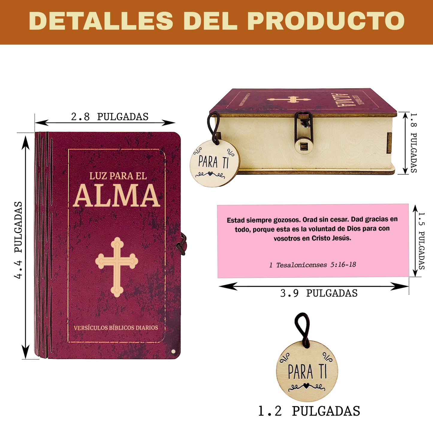Netecom Spanish Bible Verse Box Set, 150 Daily Scripture Cards, Caja De Versículos De La Biblia, Regalos Cristianos, Gift for Women, Inspiration Christian Gifts