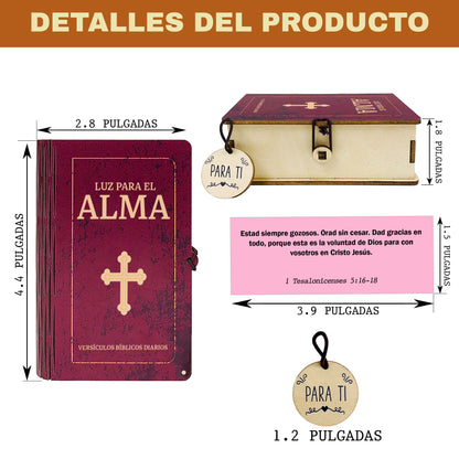 Netecom Spanish Bible Verse Box Set, 150 Daily Scripture Cards, Caja De Versículos De La Biblia, Regalos Cristianos, Gift for Women, Inspiration Christian Gifts