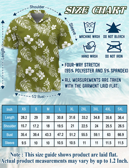 Netecom Tiare Flower Hawaiian Shirt for Women, Floral Lover Gifts, Button Down Summer Beach Shirt