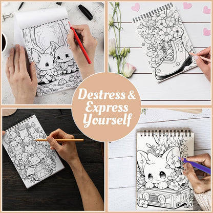 Time To Chill Coloring Book Spiral Bound For Adults