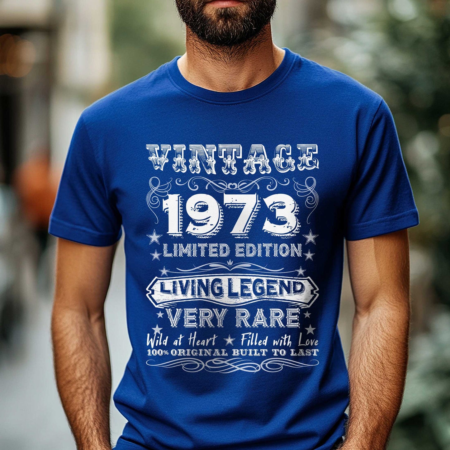 Netecom Vintage 1973 Limited Edition T-Shirt, Retro Birthday Shirt for Men, Perfect Gift for 1973 Birth Year