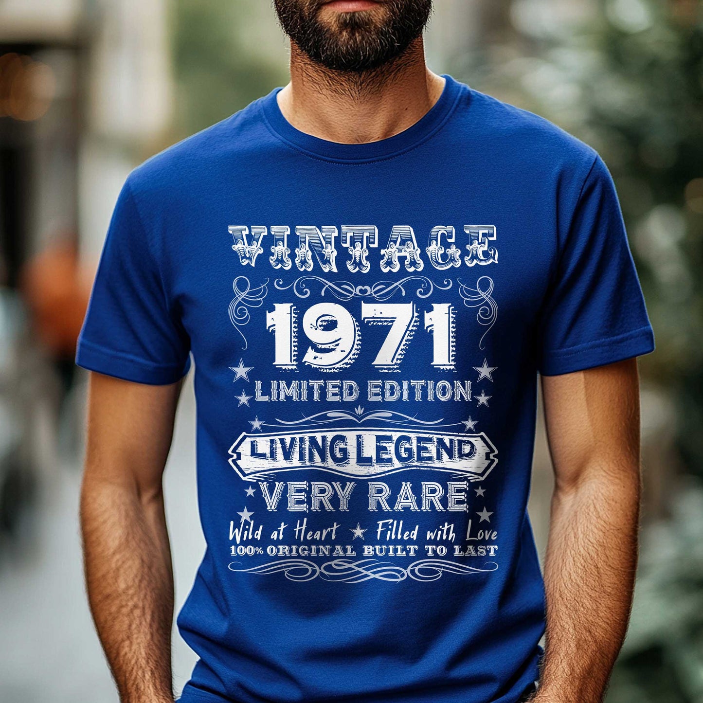 Netecom Vintage 1971 Limited Edition T-Shirt, Retro Birthday Shirt for Men, Perfect Gift for 1971 Birth Year
