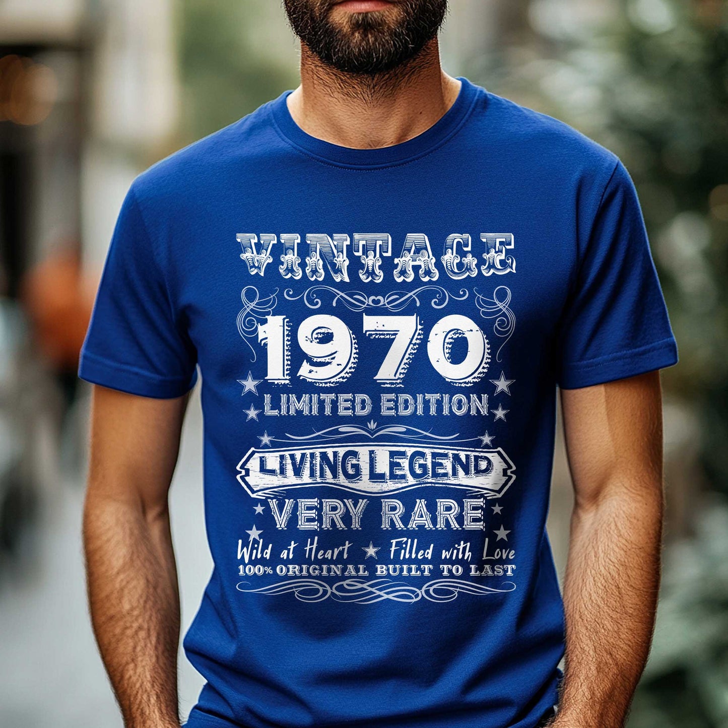 Netecom Vintage 1970 Limited Edition T-Shirt, Retro Birthday Shirt for Men, Perfect Gift for 1970 Birth Year