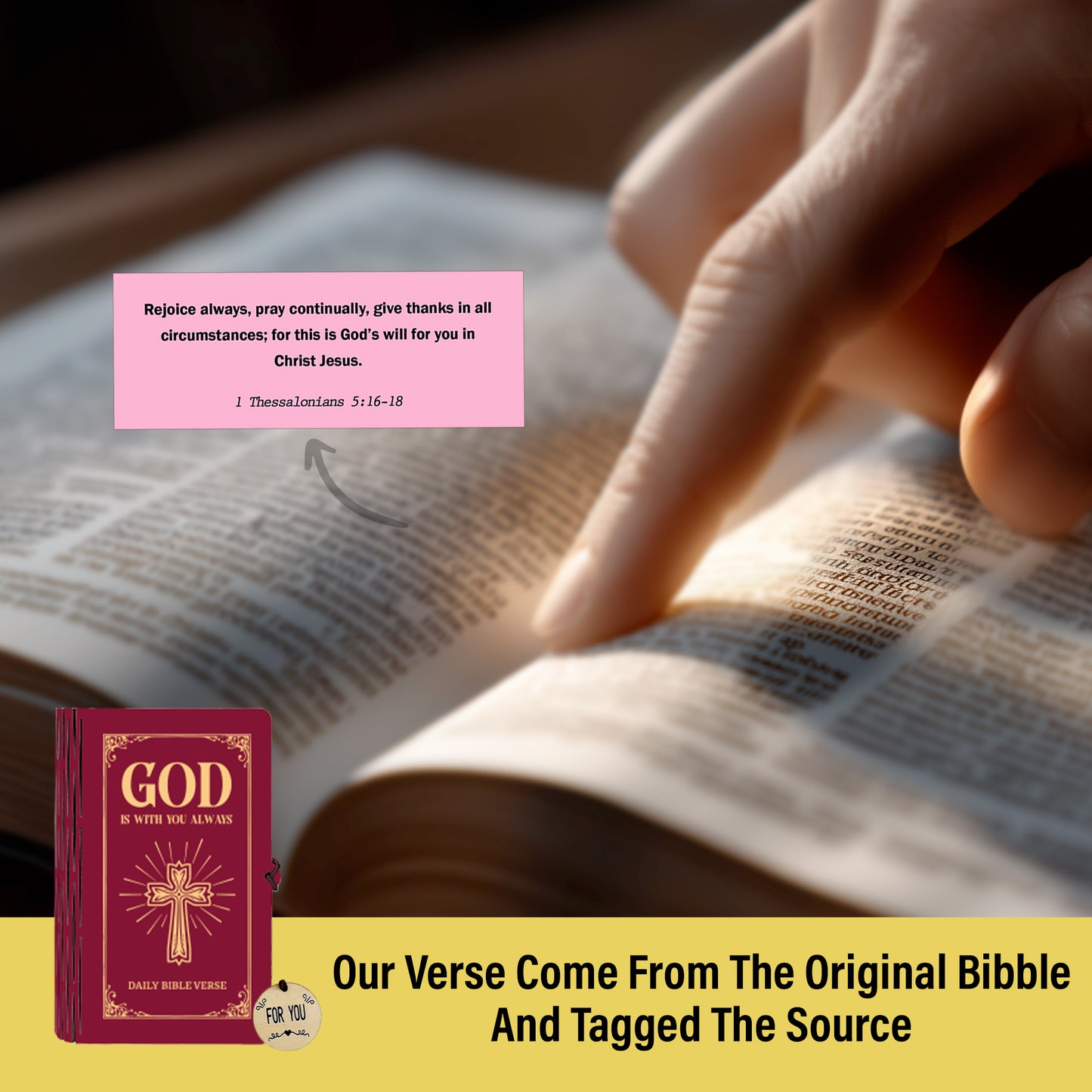 Netecom Handmade Wooden Bible Verse Cards Box Set 150 pcs – Read Me When Scripture Prayer Cards with Red Bible-Style Box, Christian Gift for Women, Men