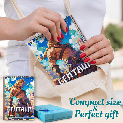 Netecom Centaur Spiral Coloring Book For Adults