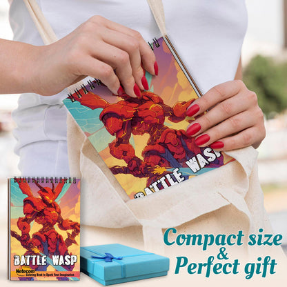 Netecom Battle Wasp Spiral Coloring Book For Adults