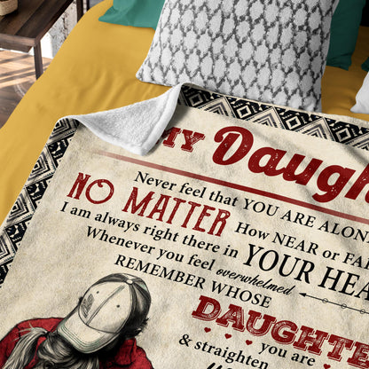 Netecom Personalized To My Daughter Blanket from Dad, Custom Love Dad Hug Daughter Throw Blanket for Couch, Bed or Sofa, Ultra Soft Warm Gift for Daughter’s Birthday, Christmas, or Anniversary
