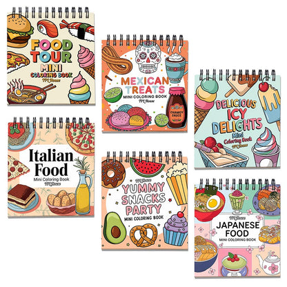 Foods Mini Coloring Book for Adult