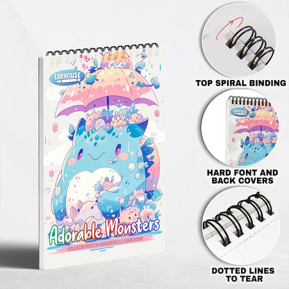 LBKHOUSE Adorable Monsters Coloring Pages for Adult