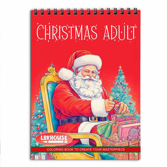 LBKHOUSE Christmas Adult Coloring Book for Adult