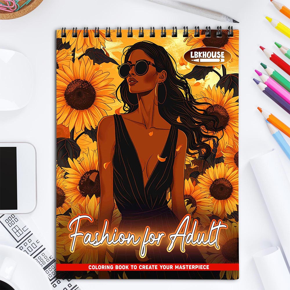 LBKHOUSE Fashion for Adult Coloring Book for Adult