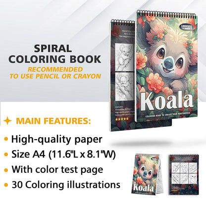 LBKHOUSE Koala Coloring Sheets for Adult