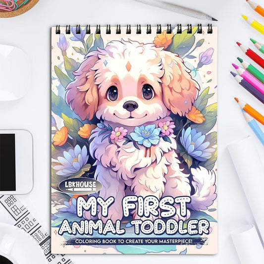 LBKHOUSE My First Animal Toddler Coloring Book for Adults