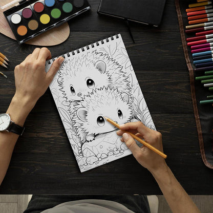 LBKHOUSE My First Animal Toddler Coloring Book Spiral Bound for Adults