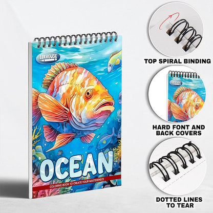 LBKHOUSE Ocean Coloring Pages for Adult