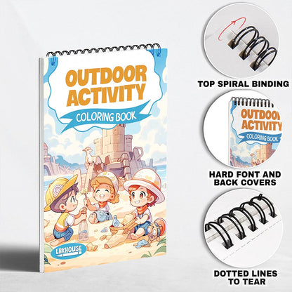 LBKHOUSE Outdoor Activity Coloring Pages for Adult