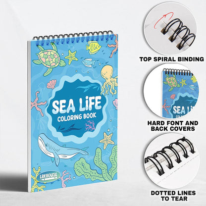 LBKHOUSE Sea Life Coloring Pages for Adult
