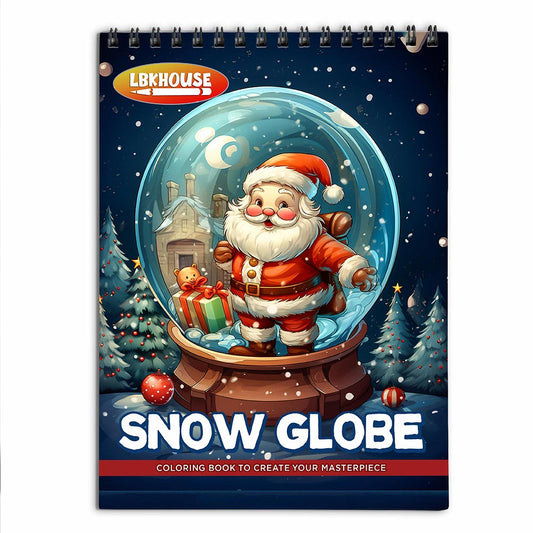 LBKHOUSE Snow Globe Coloring Book for Adults,