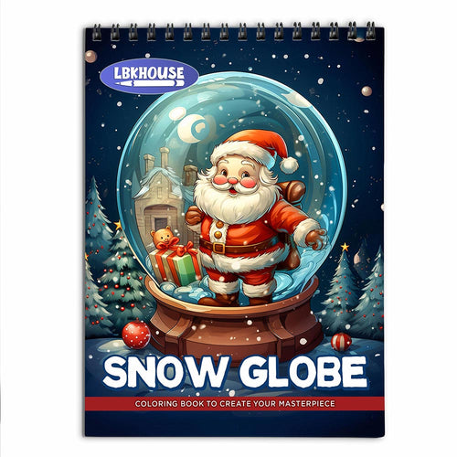 LBKHOUSE Snow globe Coloring Book for Adults