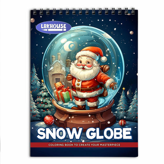 LBKHOUSE Snow globe Coloring Book for Adults
