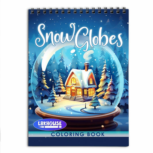 LBKHOUSE Snow globe Coloring Book for Adults