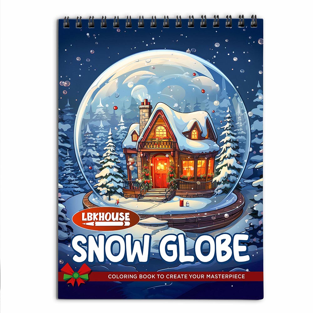 LBKHOUSE Snow globe Coloring Book for Adults