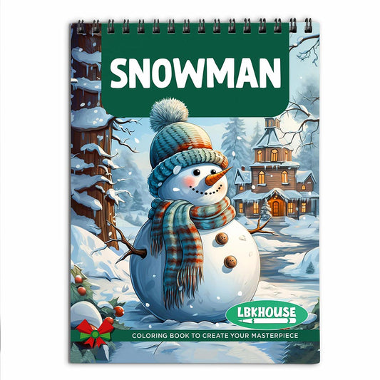 LBKHOUSE Snowman Coloring Book for Adults