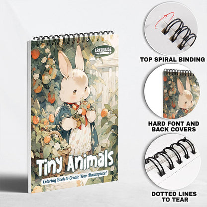 LBKHOUSE Tiny Animals Coloring Pages for Adult