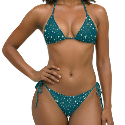 Star Bikini Set for Women, Two Piece Swimsuit, Celestial Beachwear | Netecom