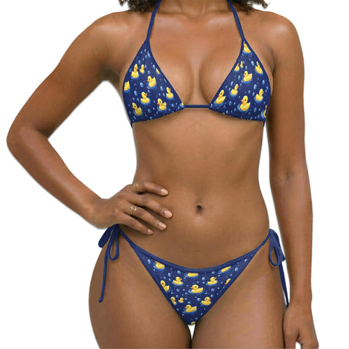 Yellow Duck Bikini Set for Women, Two Piece Swimsuit, Craft Beachwear | Netecom