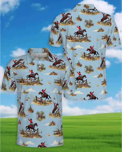 Rodeo Cowboy Polo Shirt for Men – Western Ranch Style | Netecom