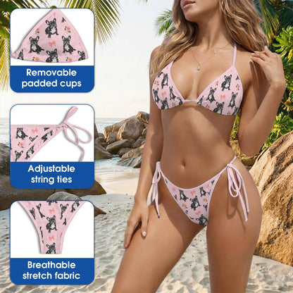 French Bulldog Bikini Set – Cute Dog Lover Two Piece Swimsuit | Netecom