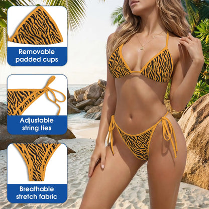 Tiger Bikini Set – Wild Animal Print Two Piece Swimsuit | Netecom