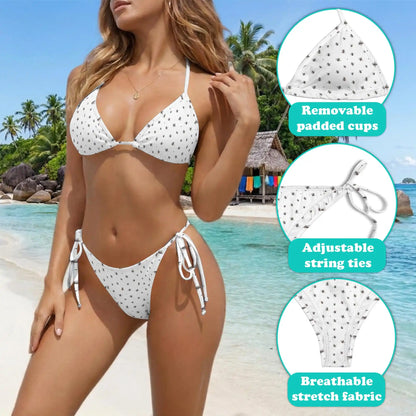 Tiny Fly Bikini Set for Women, Two Piece Swimsuit, Minimalist Insect Beachwear | Netecom