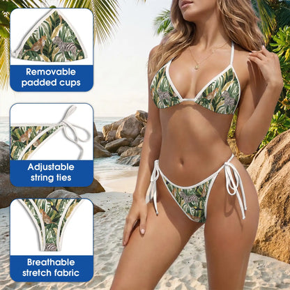 Wild Animals Bikini Set – Tropical Safari Two Piece Swimsuit | Netecom