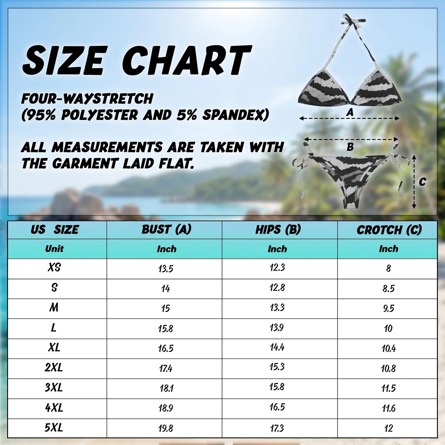 Grey Tiger Stripe Bikini Set for Women, Two Piece Swimsuit, Animal Print Beachwear | Netecom