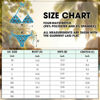 Australian Shepherd Dog Bikini Set For Women – Cute Pet Two Piece Swimsuit | Netecom
