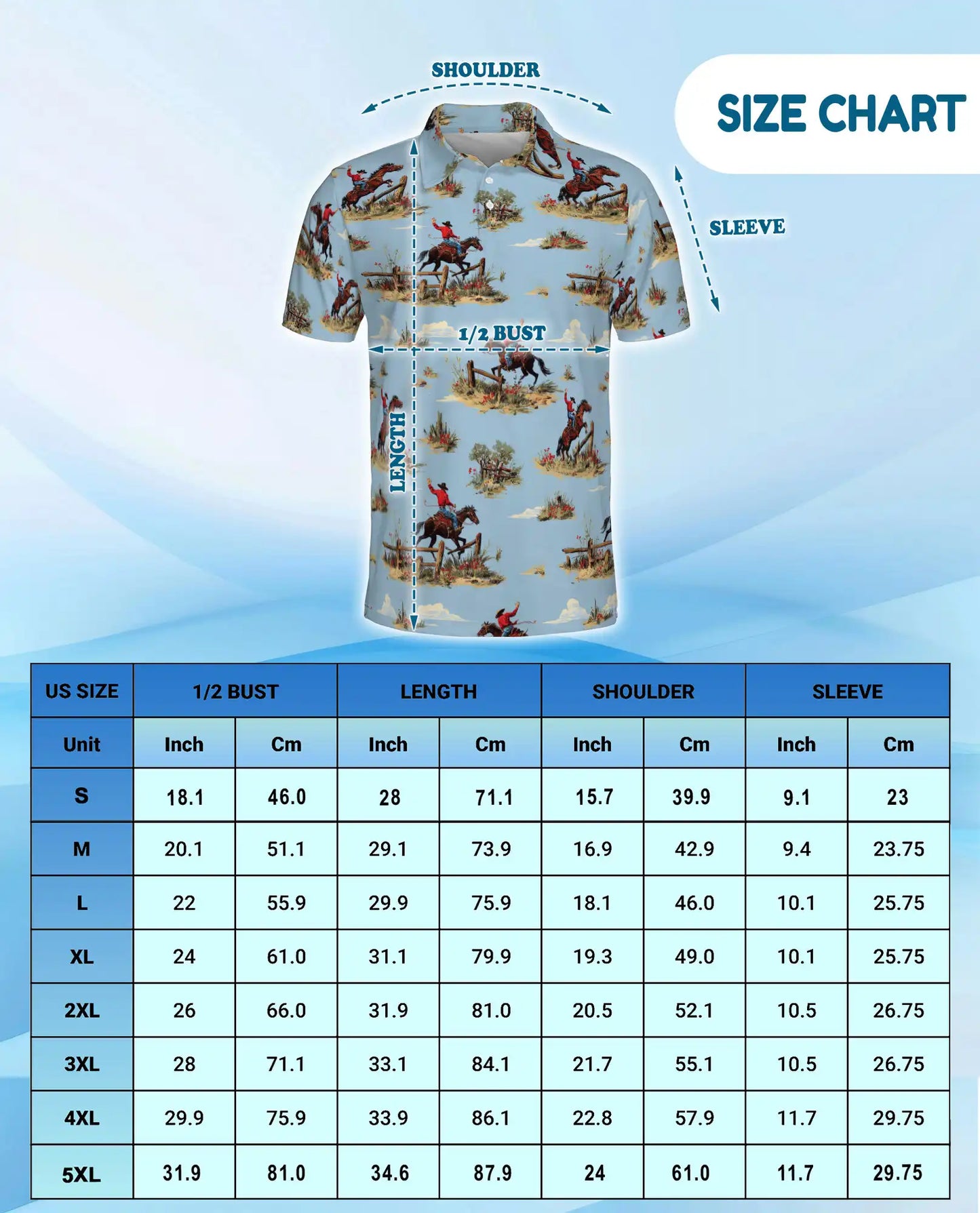 Rodeo Cowboy Polo Shirt for Men – Western Ranch Style | Netecom