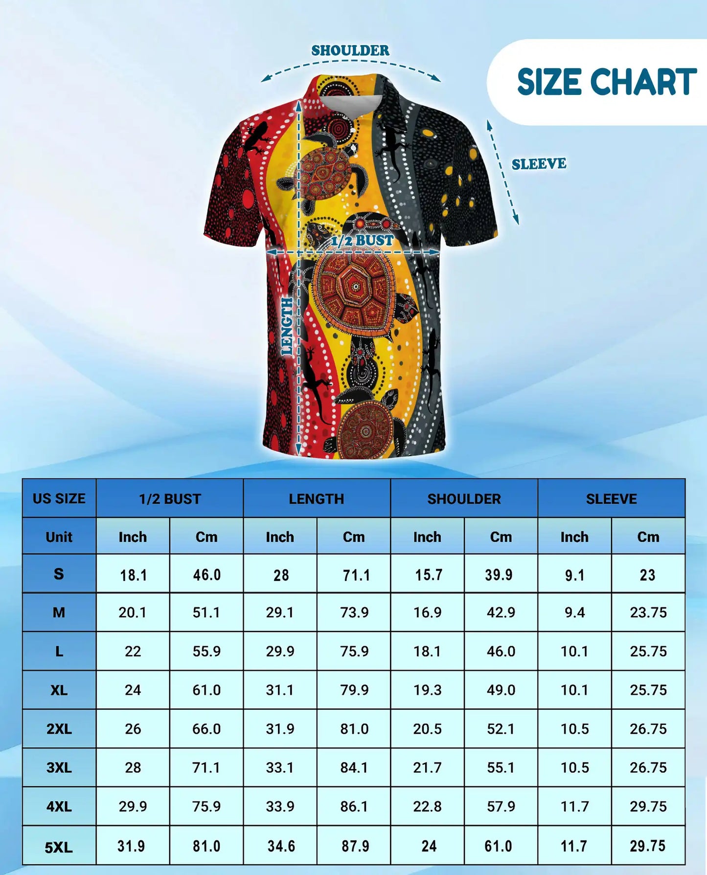 Turtle Dot Art Polo Shirt for Men – Aboriginal Inspired Style | Netecom