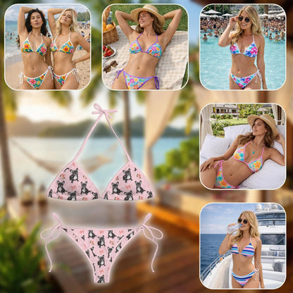 French Bulldog Bikini Set – Cute Dog Lover Two Piece Swimsuit | Netecom